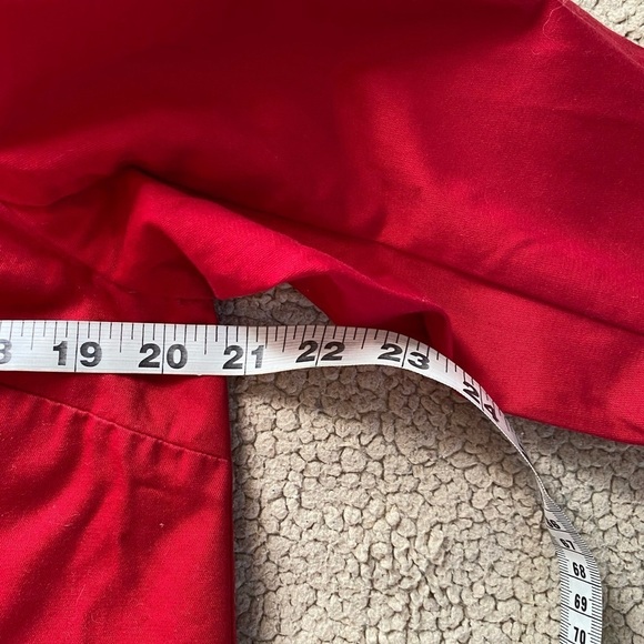 Ann Taylor, Red Cropped Jacket with three Silver Buttons, Size: Medium - Picture 5 of 10